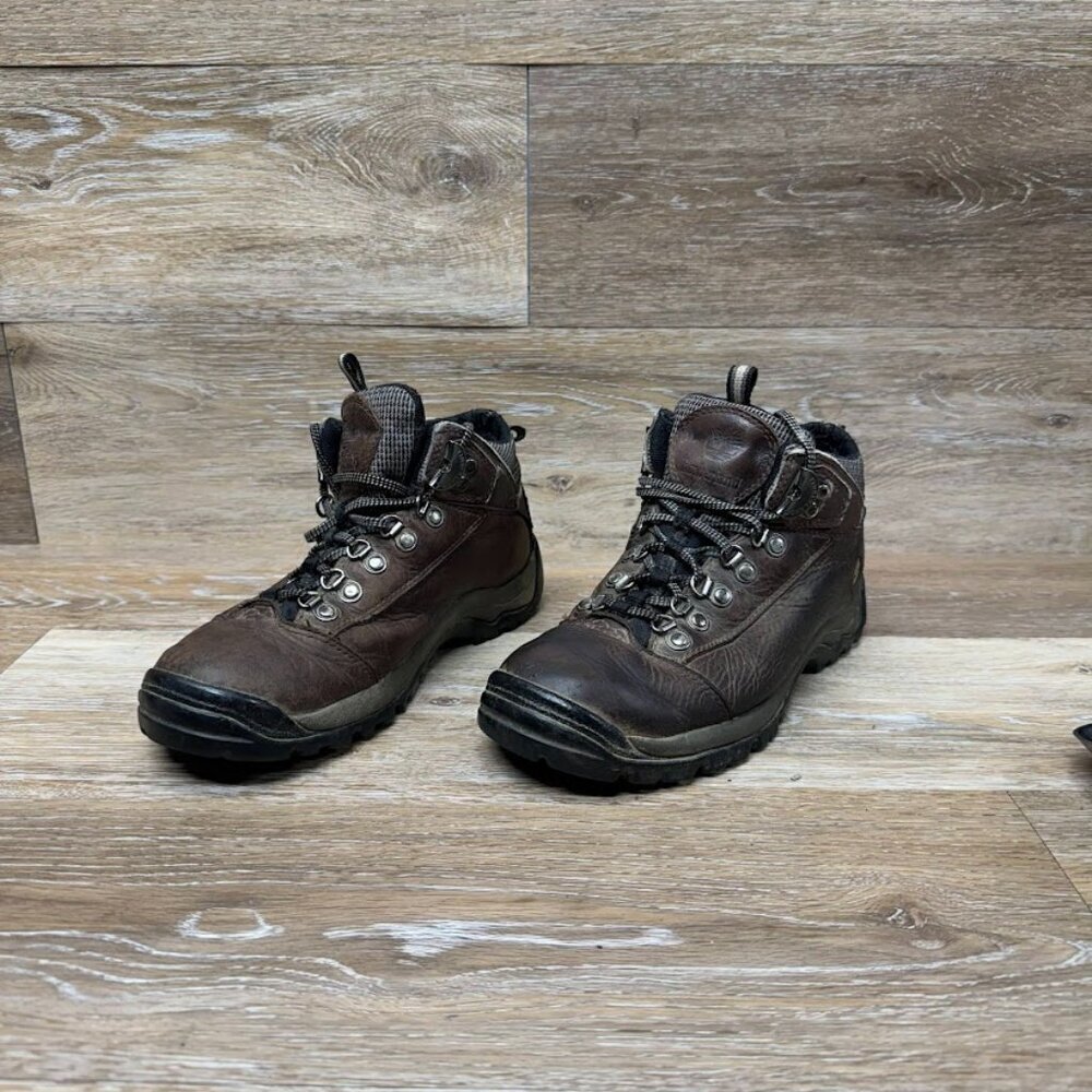 Timberland Brown Leather Ankle Hiking Boots Women's Size 7